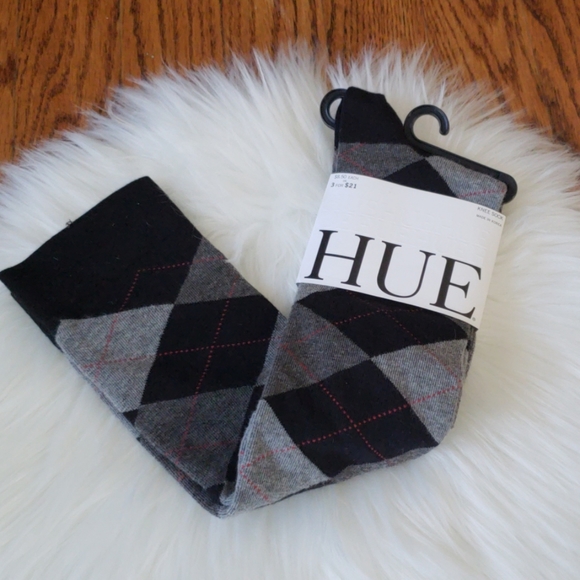 HUE Accessories - Hue Women's Argyle Knee Socks